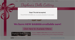 Desktop Screenshot of daphnesdolls.com